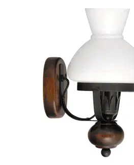 Svietidlá Rabalux 7077 - Nástenné svietidlo PETRONEL E27/60W/230V