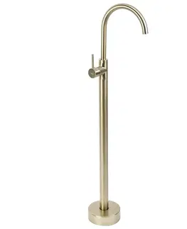 Kúpeľňové batérie REA - Voľne stojace batérie LUNGO Brush Gold REA-B4304