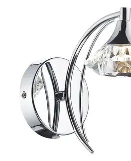 Svietidlá Där Lighting Där Lighting LUT0750 - Nástenné svietidlo LUTHER 1xG9/40W/230V lesklý chróm LUT0750