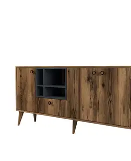 Komody Konzolový stolík Napoli - Walnut