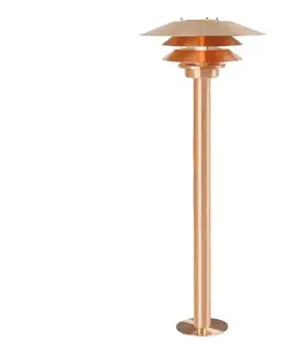 Záhradné lampy Nordlux - Vonkajšie svietidlo VENO 1xE27/60W/230V IP54 medené 10600725