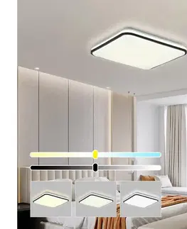 Svietidlá BRILAGI - stmievateľné stropné svietidlo SMART LED/36W/230V 53x53 cm Wi-Fi Tuya + diaľkové ovládanie BRI641