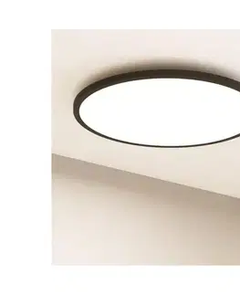 Svietidlá Eglo 900762 -LED Stmievateľné stropné svietidlo SARSINA-Z 41W/230V pr. 60 cm čierna 900762