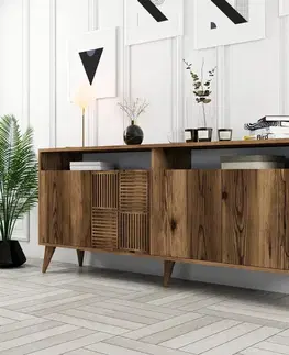 Komody Konzolový stolík Milan - Walnut