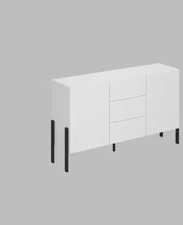Komody a skrinky DEKTON 43 kombinovaná komoda, biela 