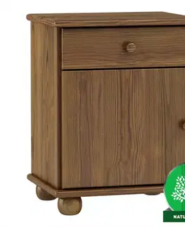 Borovicové nočné stolíky Nočný stolík dub