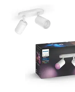 Svietidlá Philips 50632/31/P7 - LED RGBW Bodové svietidlo Hue FUGATO 2xGU10/5,7W/230V 50632/31/P7