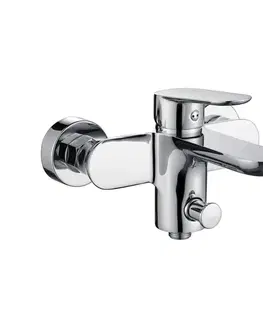 Kúpeľňové batérie Mereo Vaňová nástenná batéria, Viana, bez príslušenstva, 150 mm, chróm CBE90103