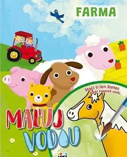 Pre deti a mládež - ostatné Maľuj vodou - Farma (A4)