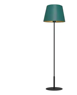 Lampy  Stojacia lampa ARDEN 1xE27/60W/230V zelená/zlatá 3561