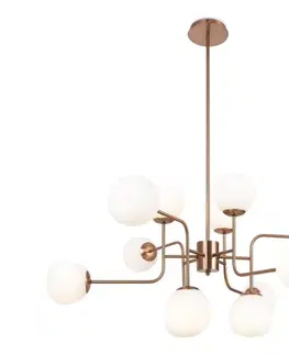 Svietidlá Maytoni MOD221PL-12G - Luster na tyči ERICH 12xE14/40W/230V medená MOD221PL-12G