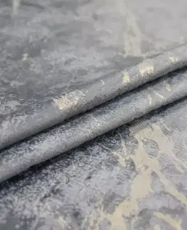 Metrážne závesy Závesový materiál VELVET JUSTI YX514/6/sivý/145