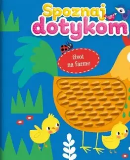 Nalepovačky, vystrihovačky, skladačky Život na farme - Spoznaj dotykom