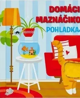 Leporelá, krabičky, puzzle knihy Domáci maznáčikovia - Pohladkaj