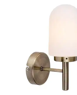 Svietidlá Rabalux 71060 - Kúpeľňové nástenné svietidlo ZENKAI 1xE14/10W/230V IP44 bronz 71060