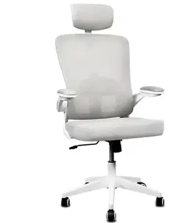 Otočné kreslá Kancelárske Kreslo Lvn System Ergo Lite Biely Lv2116