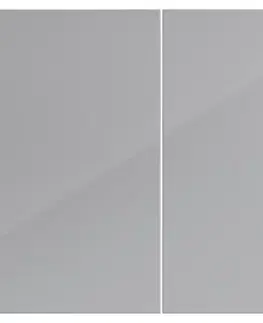 Dvierka a čelá zásuviek pre kuchynske skrinky Kuchynská predná časť D80z L9 K268 Sivá Hg Griii