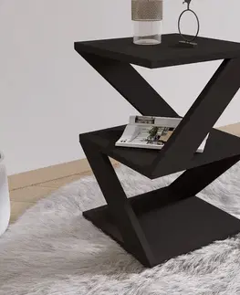 Konferenčné stolíky Odkladací stolík Albeni Black Oak