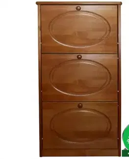 Skrinky na topánky Skrinka na topánky 3KL dub
