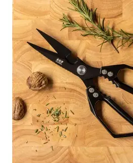 Dózy na potraviny Gudaro - Nožnice na hydinu SHOGUN 23,3 cm čierne GD-CUT-07