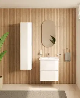 Kúpeľňový nábytok Kúpeľňová skrinka vysoká VitrA Mia 35x145x35,4 cm biela lesk MIAPRV35B MIAPRV35B