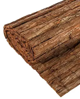 Balkónové zásteny a tieniace siete Zástena kôra 1x3 m