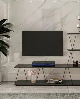 TV stolíky TV stolík Ilgaz - Anthracite