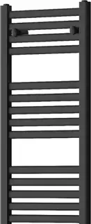 Radiátory do kúpeľne MEXEN - Hades vykurovací rebrík/radiátor 1500 x 400 mm, 574 W, čierna W104-1500-400-00-70