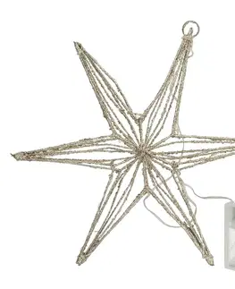 Vianočné dekorácie Viedol hviezda Glitter Star 30 cm