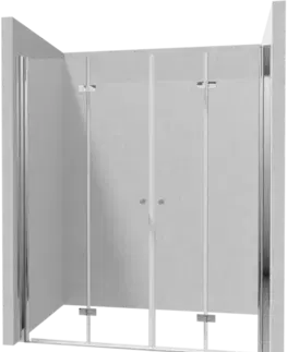 Sprchovacie kúty DEANTE/S - Sprchové dvere dvojité skladacie 90x80 KTSX042P+KTSX041P KERRIA/0024