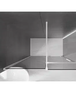 Sprchovacie kúty MEXEN/S - Velár sprchovací kút, posuvné dvere 160 x 90, grafit, biela 871-160-090-41-20