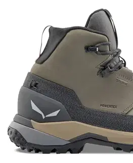 Vysoká outdoor obuv Salewa Puez Leather Mid PTX W Veľkosť: 38 EUR