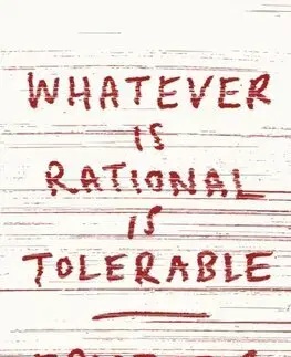 Filozofia Whatever is Rational is Tolerable - Epictetus