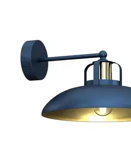 Svietidlá  Nástenné svietidlo FELIX 1xE27/60W/230V modrá MLP7712