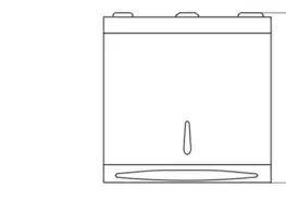Doplnky do kúpeľne SAPHO - Zásobník na papierové uteráky 285x370x105, nerez mat XP053