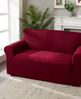 Prehozy 4Home Napínací poťah na sedačku Magic clean vínová, 190 - 230 cm