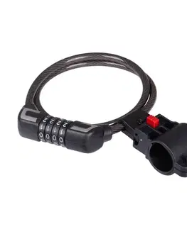 Zámky na bicykel Kódový zámok W-TEC Zdenlock 8*800mm