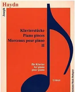 Hudba - noty, spevníky, príručky Haydn, Klavierstücke II - Joseph Haydn
