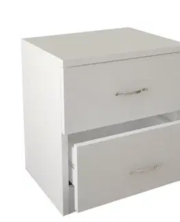Nočné stolíky Nočný stolík Sine - White