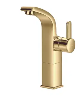 Kúpeľňové batérie OMNIRES - DARLING umývadlová batéria vysoká, 24 cm, zlato lesk DA5012GL