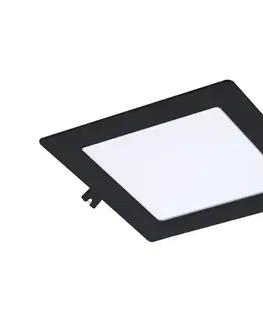 Svietidlá Rabalux 71264 - LED Podhľadové svietidlo SHAUN LED/12W/230V 17x17 cm čierna 71264