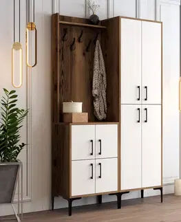 Predsieňové steny Predsieňová stena Berlin BA - Walnut, White