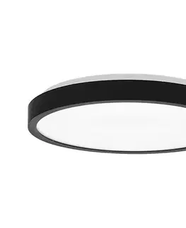 Svietidlá  W3090-18W/CR - LED Kúpeľňové stropné svietidlo LED/18W/230V IP44 čierna W3090-18W/CR