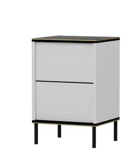 Konferenčné stolíky Nočný stolík Imaj White Marble