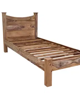 Postele Posteľ Rami 90x200 indický masív palisander