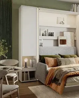 Nábytok do spálne Dig-net nábytok LED lišta Lenart BED CONCEPT | sivá