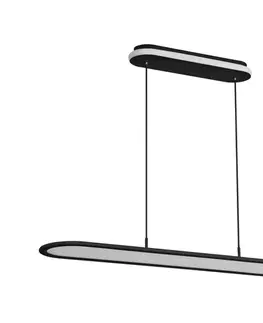 Svietidlá Osram-LED Stmievateľný luster na lanku OFFICE LINE LED/57W/230V 4000K 100 cm čierny 4099854464874