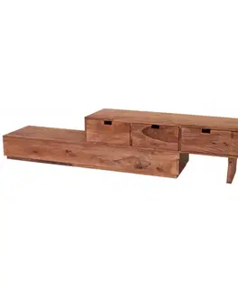 TV stolíky TV stolík 260x40x40 indický masív palisander