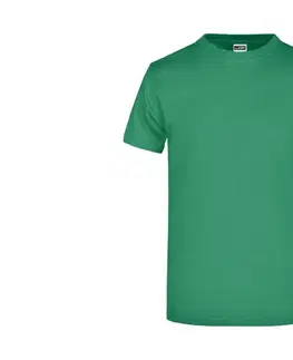 Oblečenie, obuv a doplnky JAMES NICHOLSON Kuchárske tričko J&N BIG BOY - zelené (Irish) -  veľkosti 3XL až 5XL 4XL