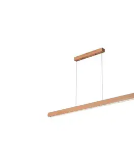Svietidlá  LED Luster na lanku LED/22W/230V 4000K 120 cm buk/masív WRL0421